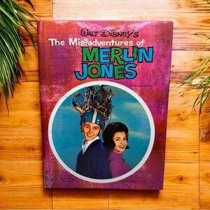 VINTAGE 1964 Walt Disney’s The Misadventures of Merlin Jones Hardcover Book